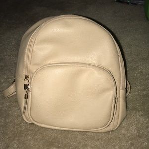 Tan mini back pack